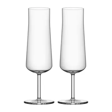 Informal kieliszki do szampana 220 ml, zestaw 2 szt. - Przezroczysty - Orrefors