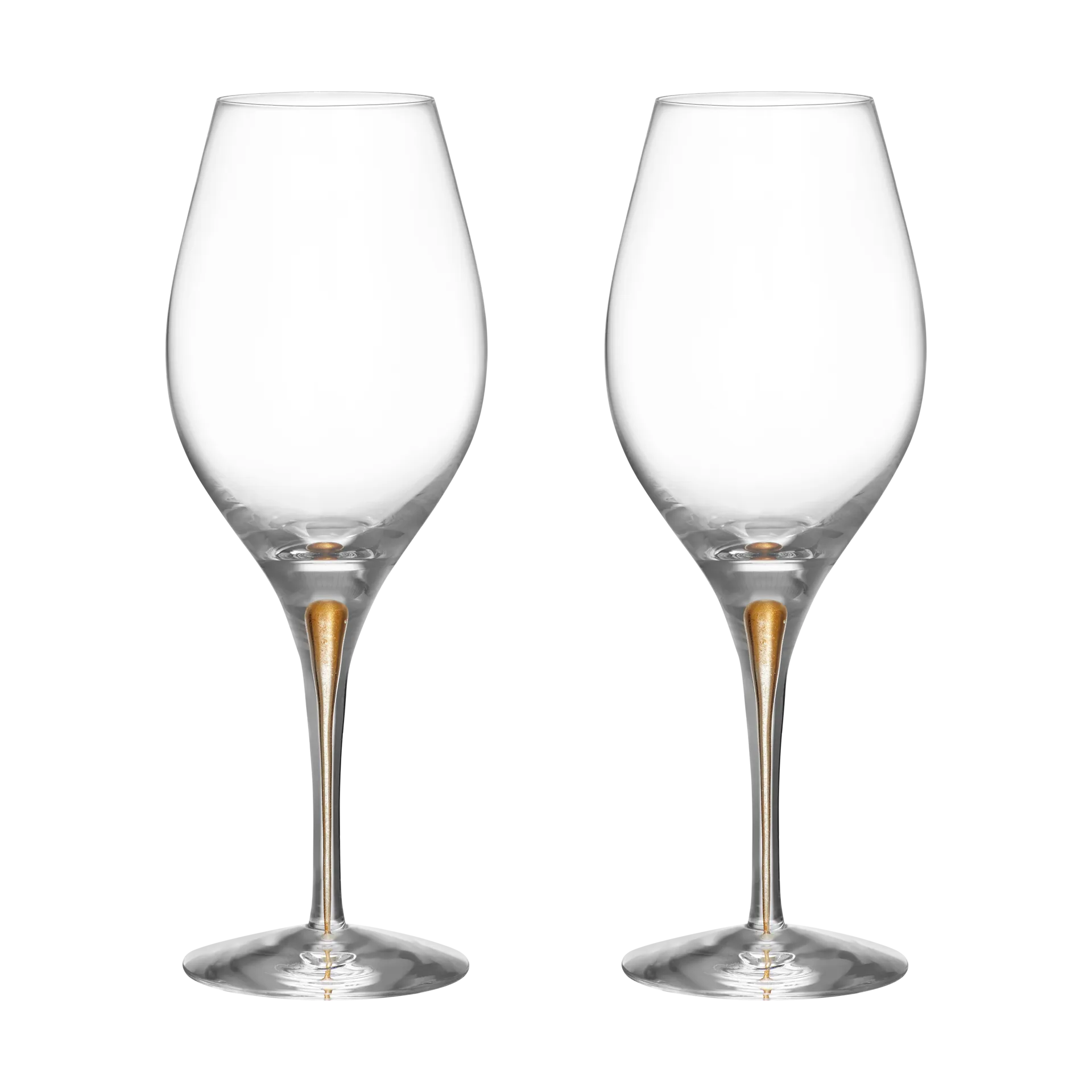 Intermezzo Balance kieliszki do wina 440 ml 2-pak, Złoto Orrefors