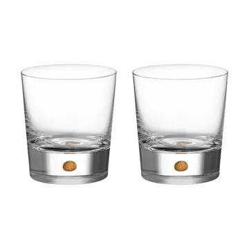 Intermezzo double old fashioned 400 ml, zestaw 2 szt. - Złoto - Orrefors