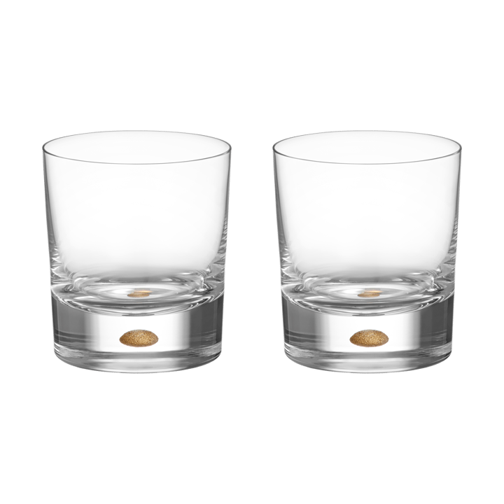 Intermezzo old fashioned 250 ml 2-pak - Złoto - Orrefors