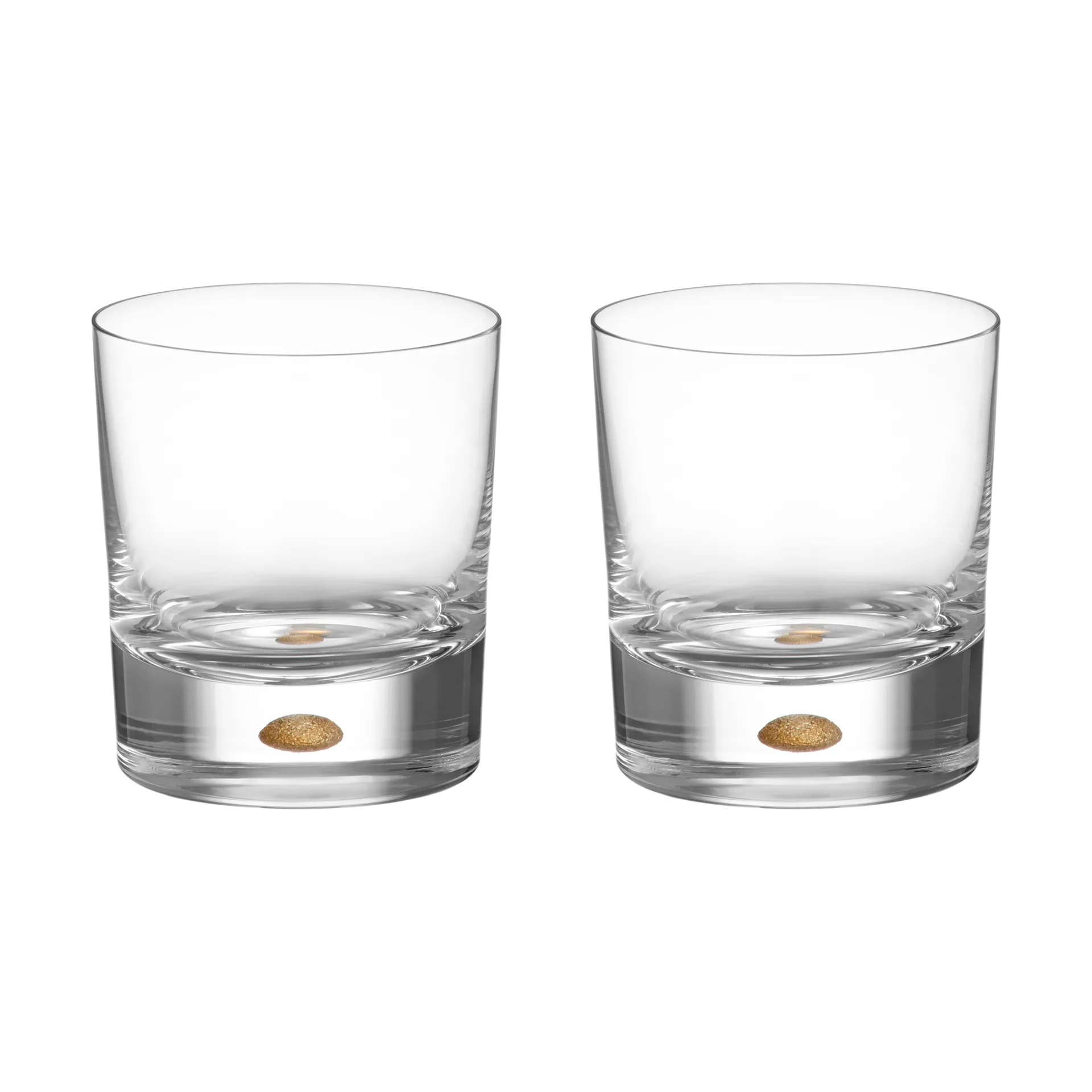 Intermezzo old fashioned 250 ml, 2‑pack, Złoto Orrefors