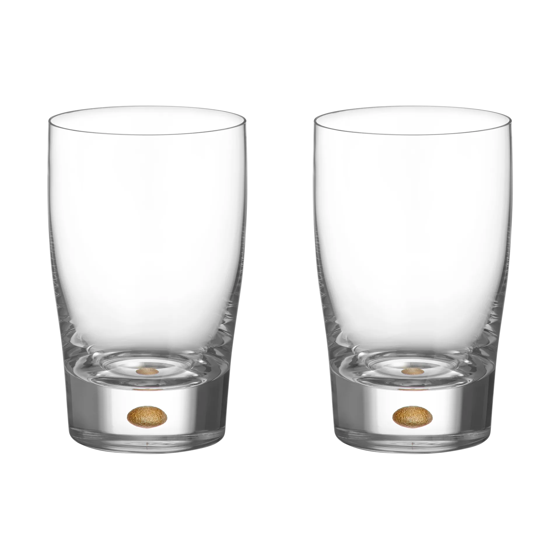 Intermezzo tumbler 250 ml, 2‑pak, Złoto Orrefors