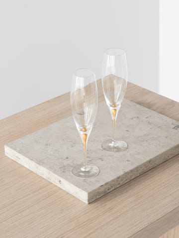 Kieliszek do szampana Intermezzo 260 ml 2-pak - Złoto - Orrefors