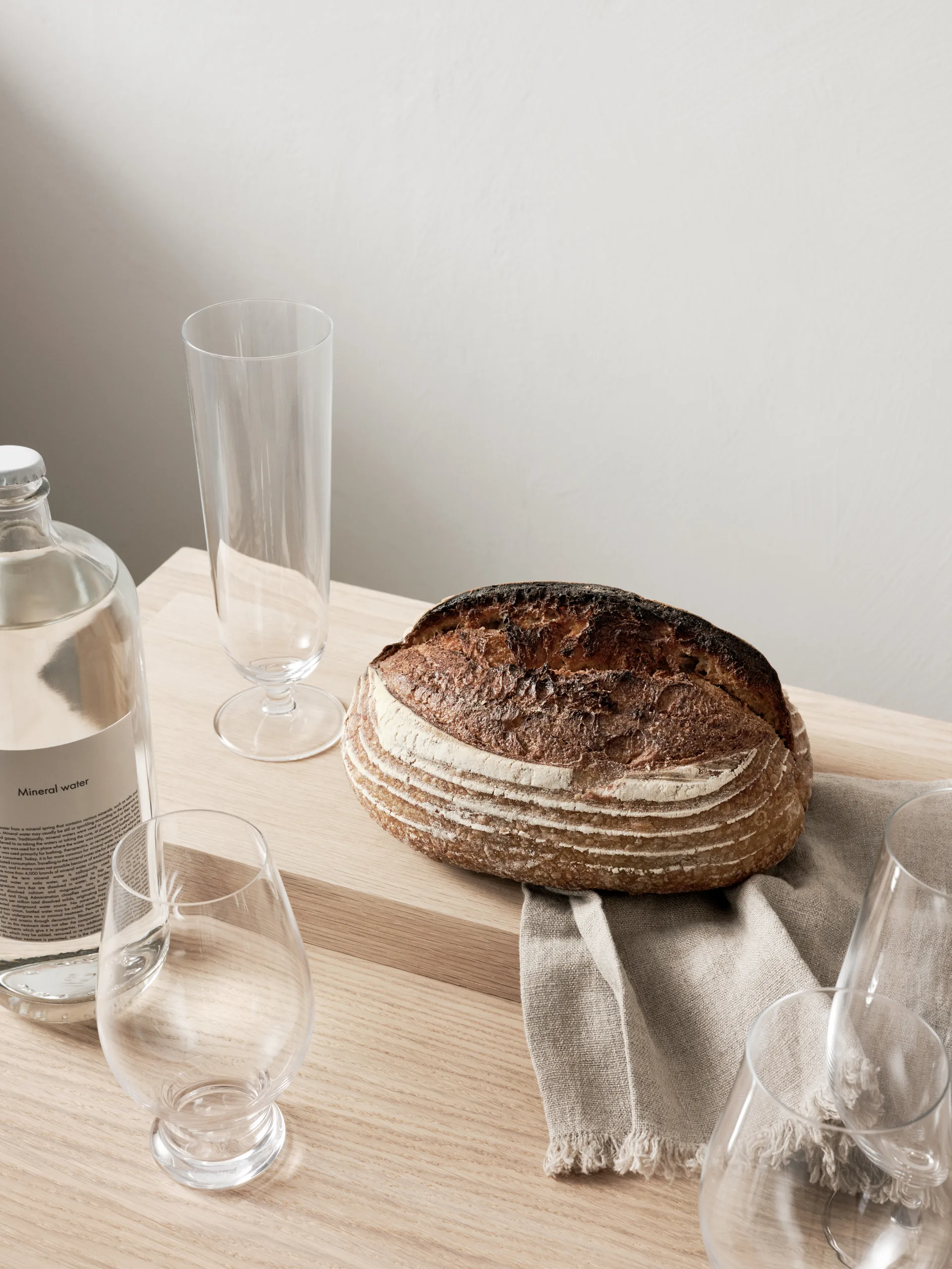 Kufel do piwa Beer tasting kit 4 elementy, Przezroczysty Orrefors