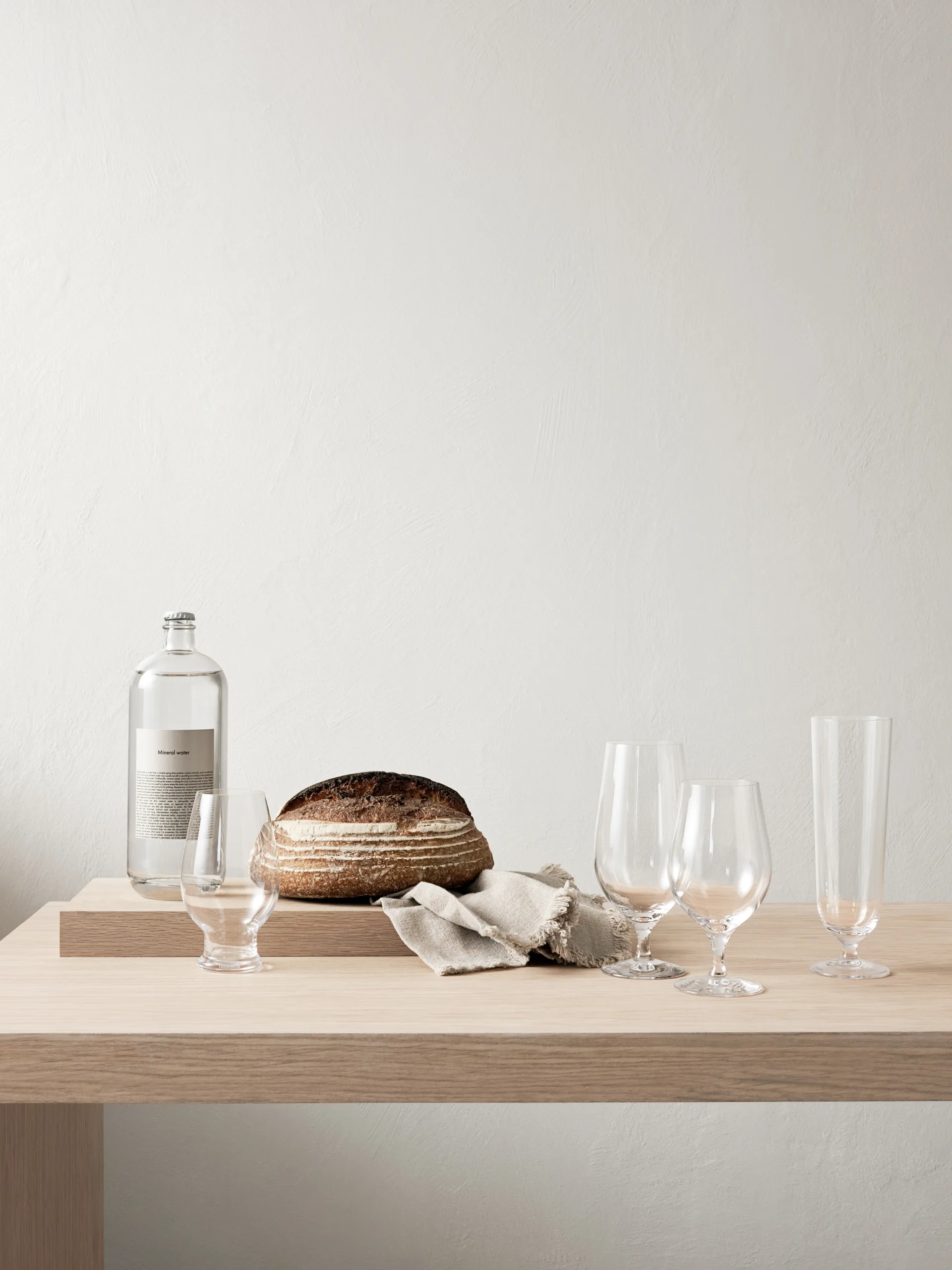 Kufel do piwa Beer tasting kit 4 elementy, Przezroczysty Orrefors