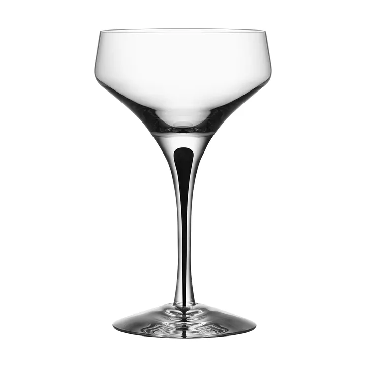 Metropol kieliszek do szampana 240 ml - Czarny - Orrefors