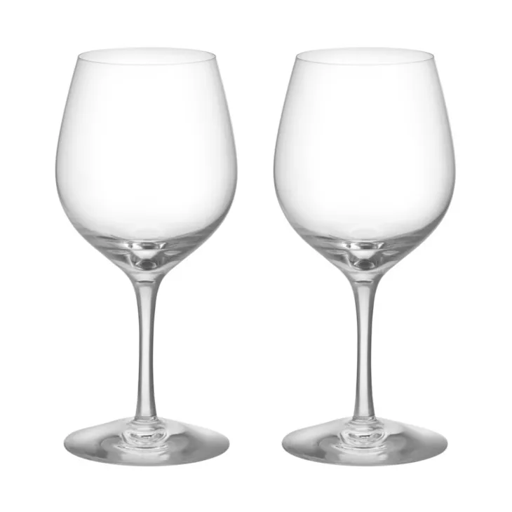 More Bistro kieliszki do wina 310 ml, 2‑pak, Przezroczyste Orrefors