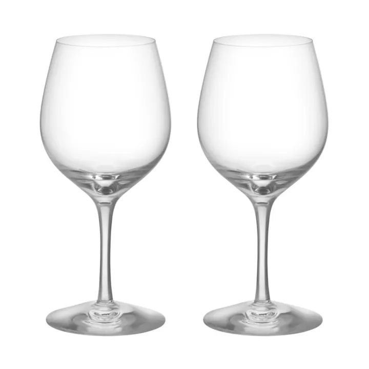 More Bistro kieliszki do wina 310 ml, 2‑pak - Przezroczyste - Orrefors