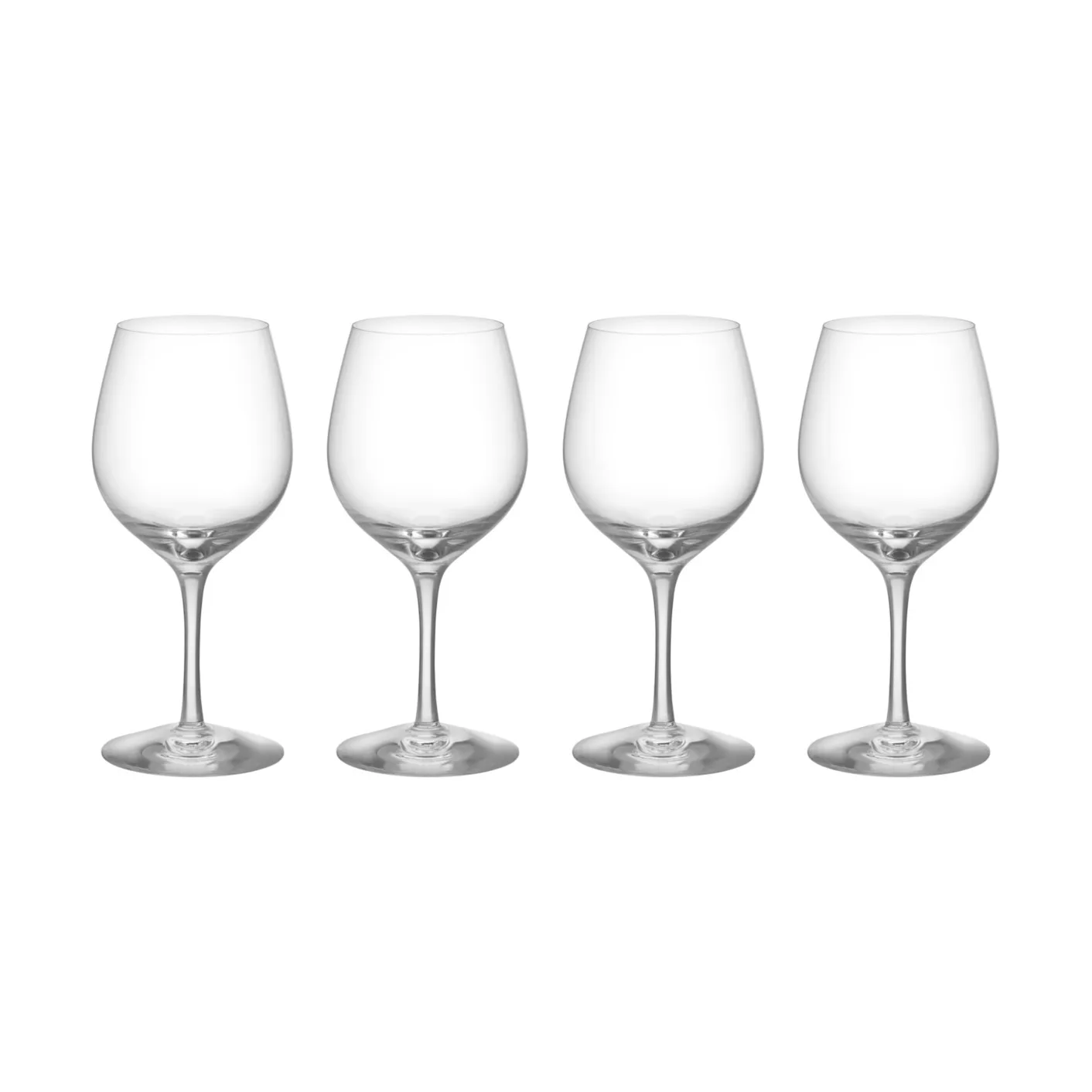 More Bistro kieliszki do wina 310 ml, 4‑pak, Przezroczyste Orrefors