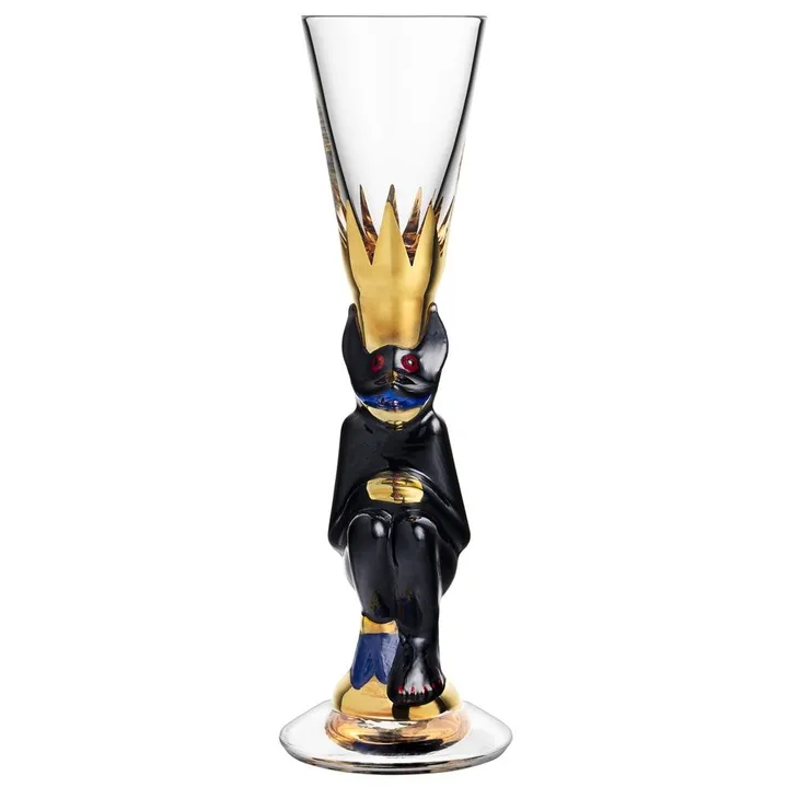 Nobel kieliszek do wódki 40 ml - Czarny - Orrefors