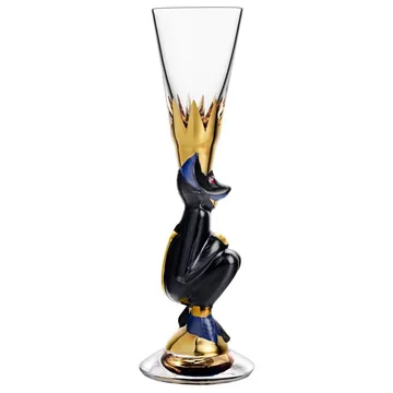 Nobel kieliszek do wódki 40 ml - Czarny - Orrefors