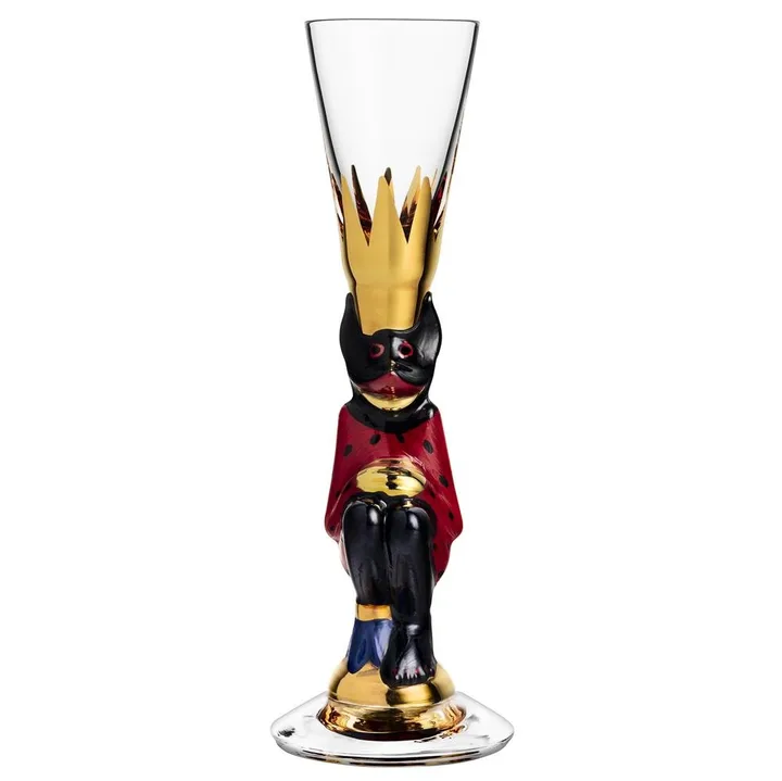 Nobel kieliszek do wódki 40 ml - czerwony - Orrefors