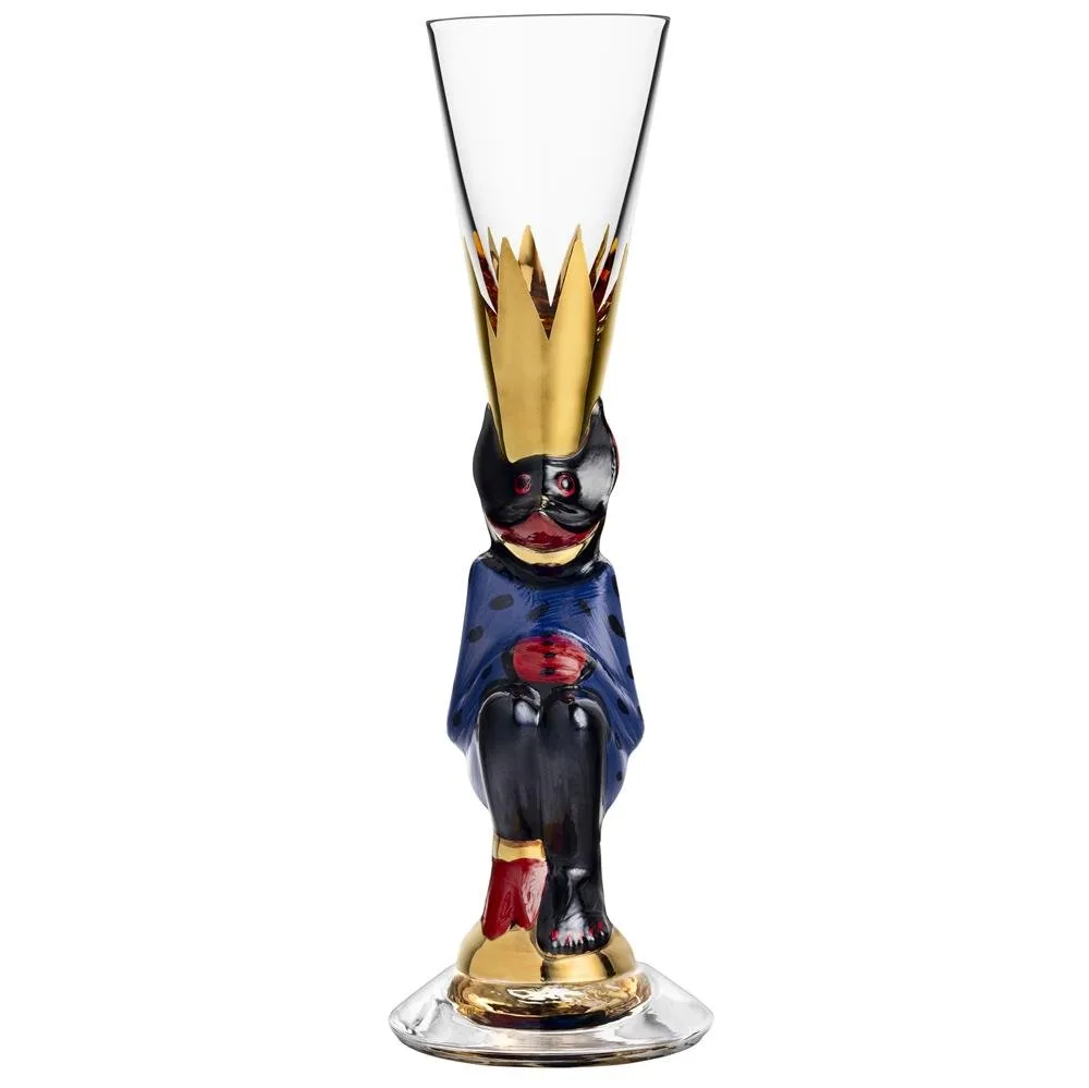 Nobel kieliszek do wódki 40 ml, niebieski Orrefors