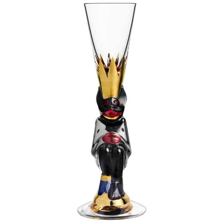 Nobel kieliszek do wódki 40 ml - srebrny - Orrefors