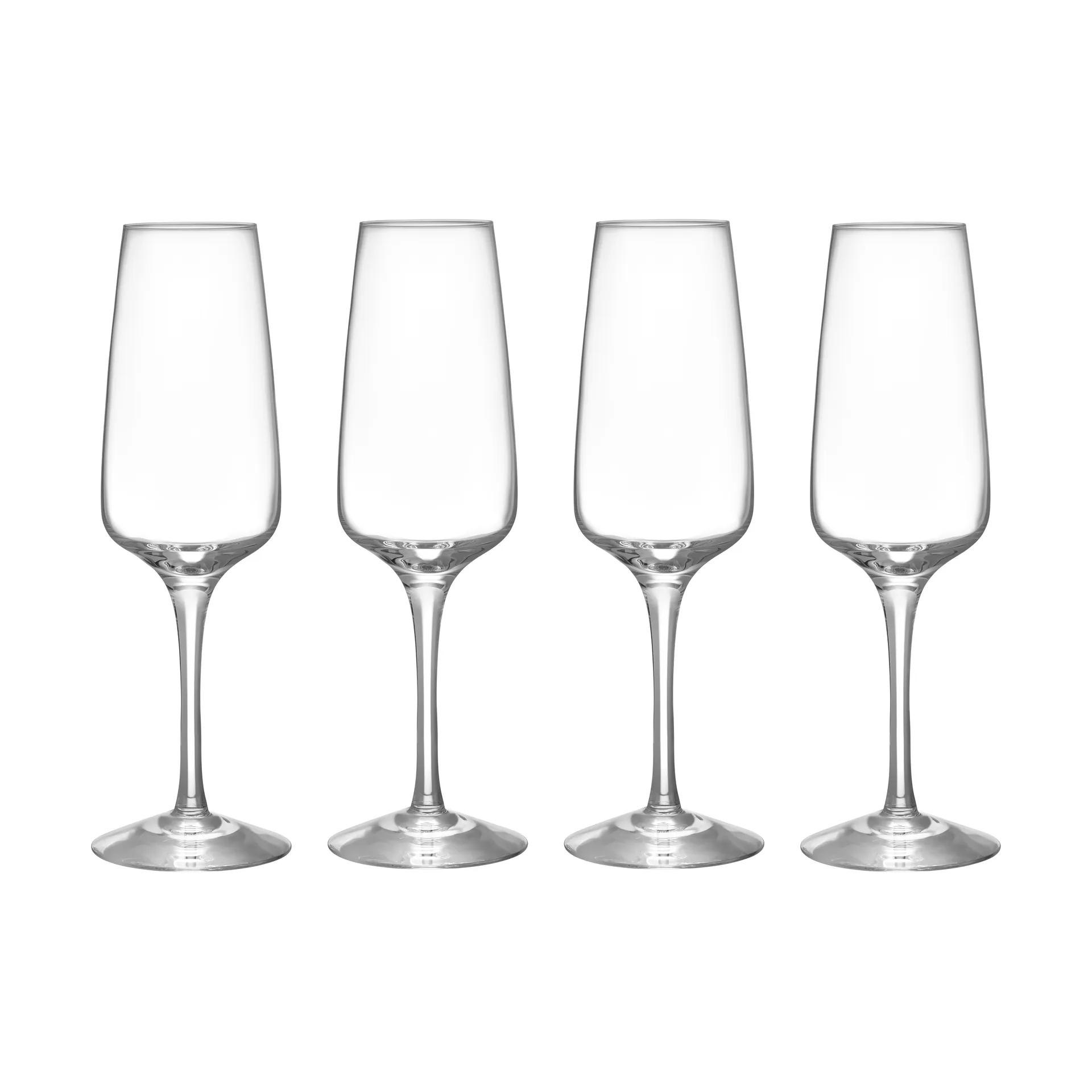 Pulse kieliszki do szampana 280 ml, 4‑pak, Przezroczysty Orrefors