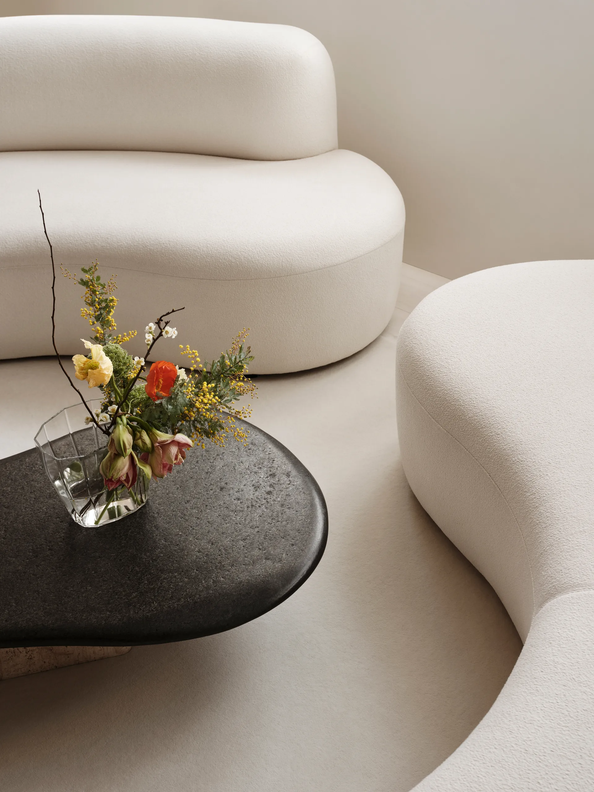 Reed wazon 17,5 cm, Jasne Orrefors