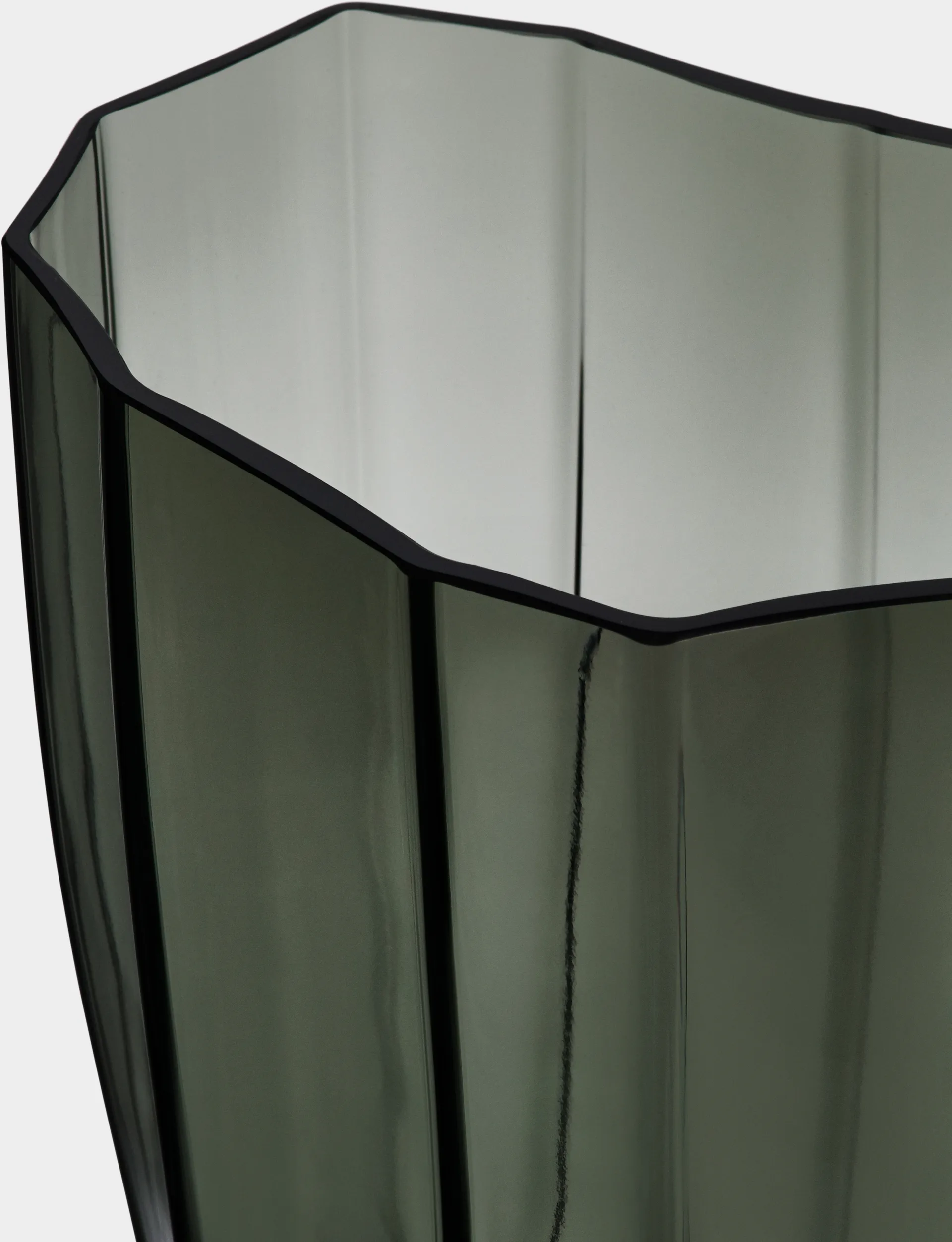 Reed wazon 30 cm, Zieleń mchu Orrefors