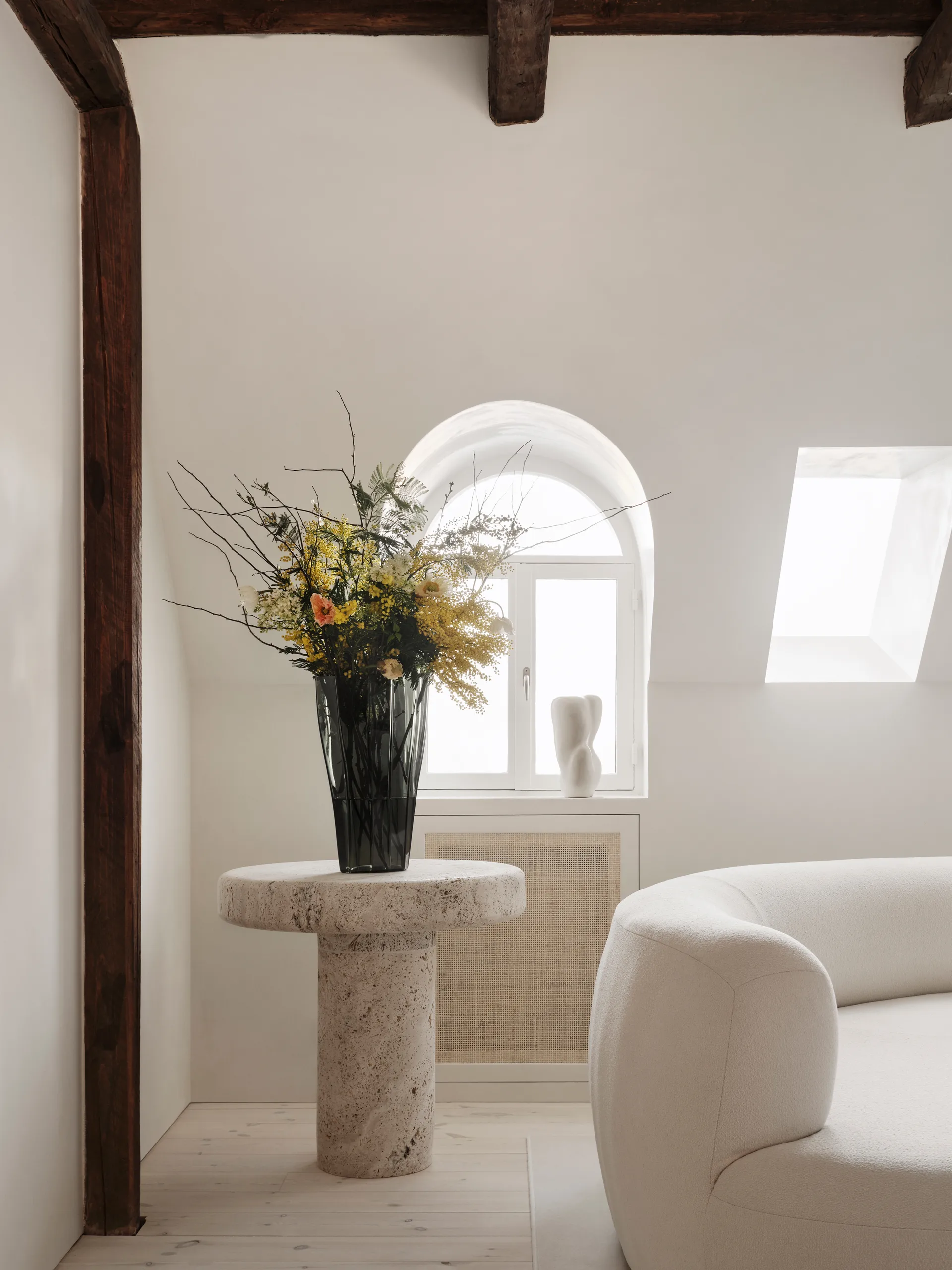 Reed wazon 50 cm, Zieleń mchu Orrefors