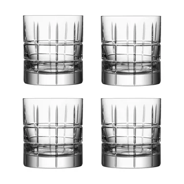 Street Old Fashioned szklanka 27 cl 4-pack - Jasne - Orrefors