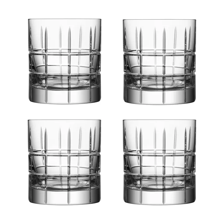 Street Old Fashioned szklanki 270 ml, 4‑pak - Jasne - Orrefors