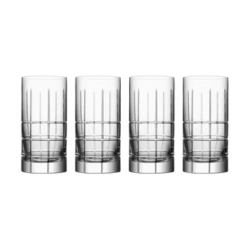 Street szklanki highball 450 ml, 4‑pak - Przezroczysty - Orrefors