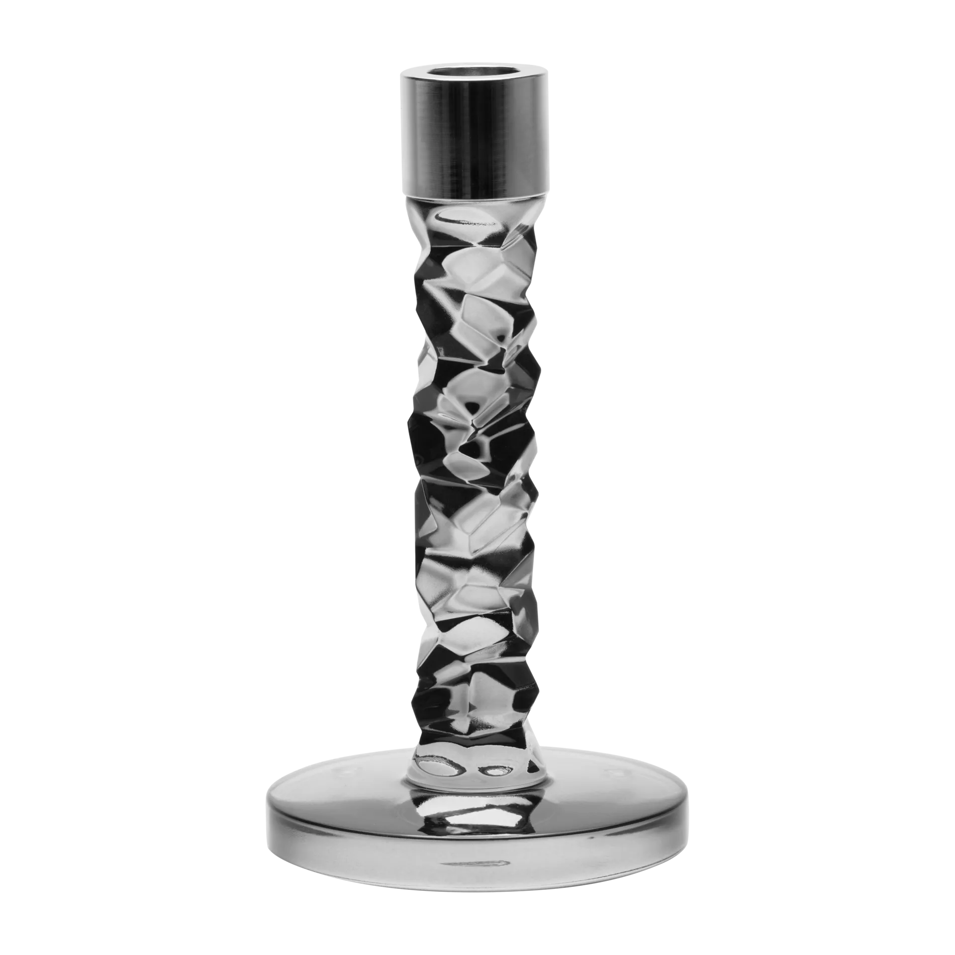 Świecznik Carat antracyt, 183 mm Orrefors