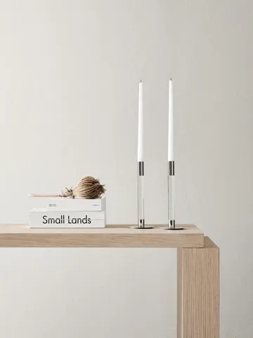 Świecznik Lumiere 26,5 cm 2-pak - Przezroczysty - Orrefors