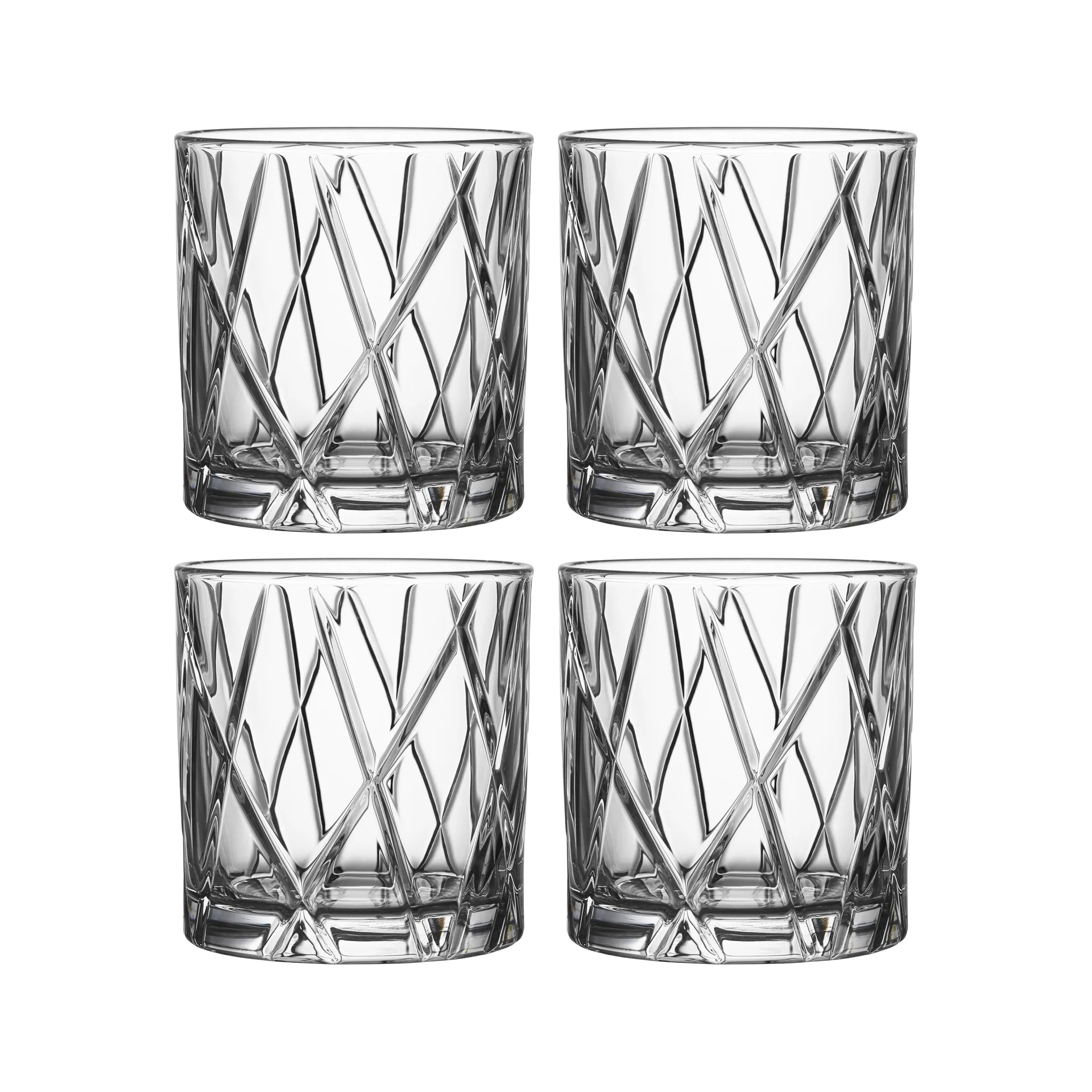Szklanki City Double Old Fashioned 4 szt., 340 ml Orrefors