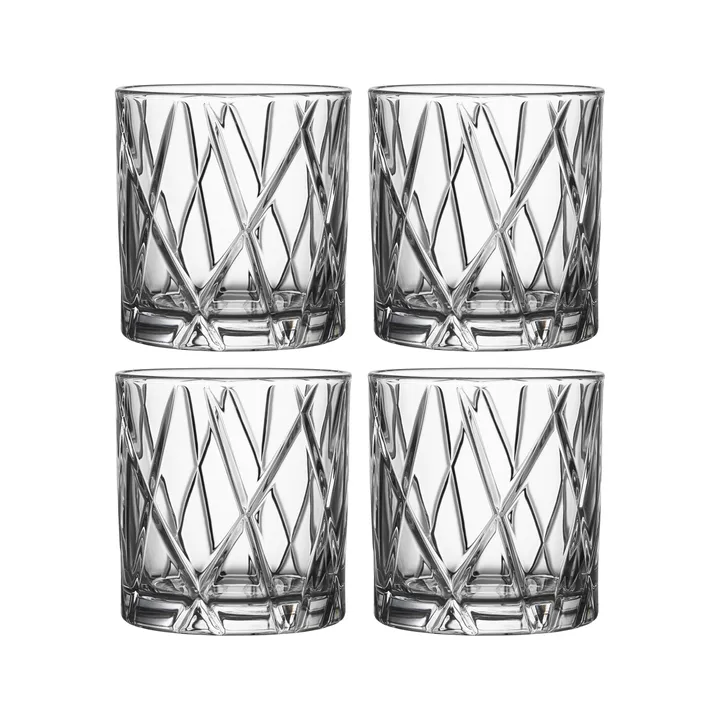 Szklanki City Double Old Fashioned 4 szt. - 340 ml - Orrefors
