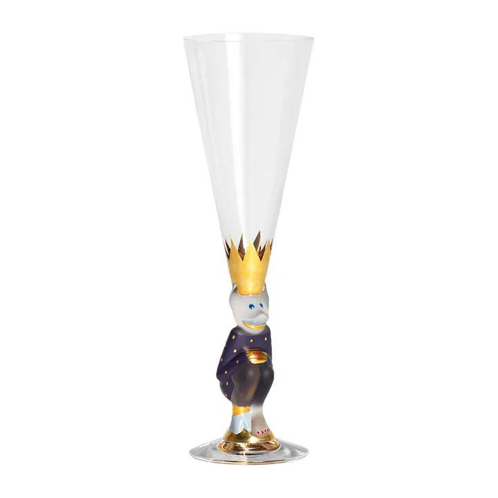 The Sparkling Devil kieliszek do szampana 190 ml - Fioletowy - Orrefors