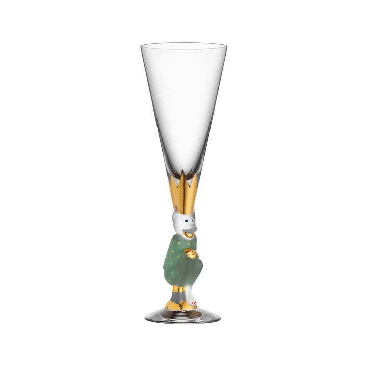 The Sparkling Devil kieliszek do szampana 190 ml - Zielony - Orrefors