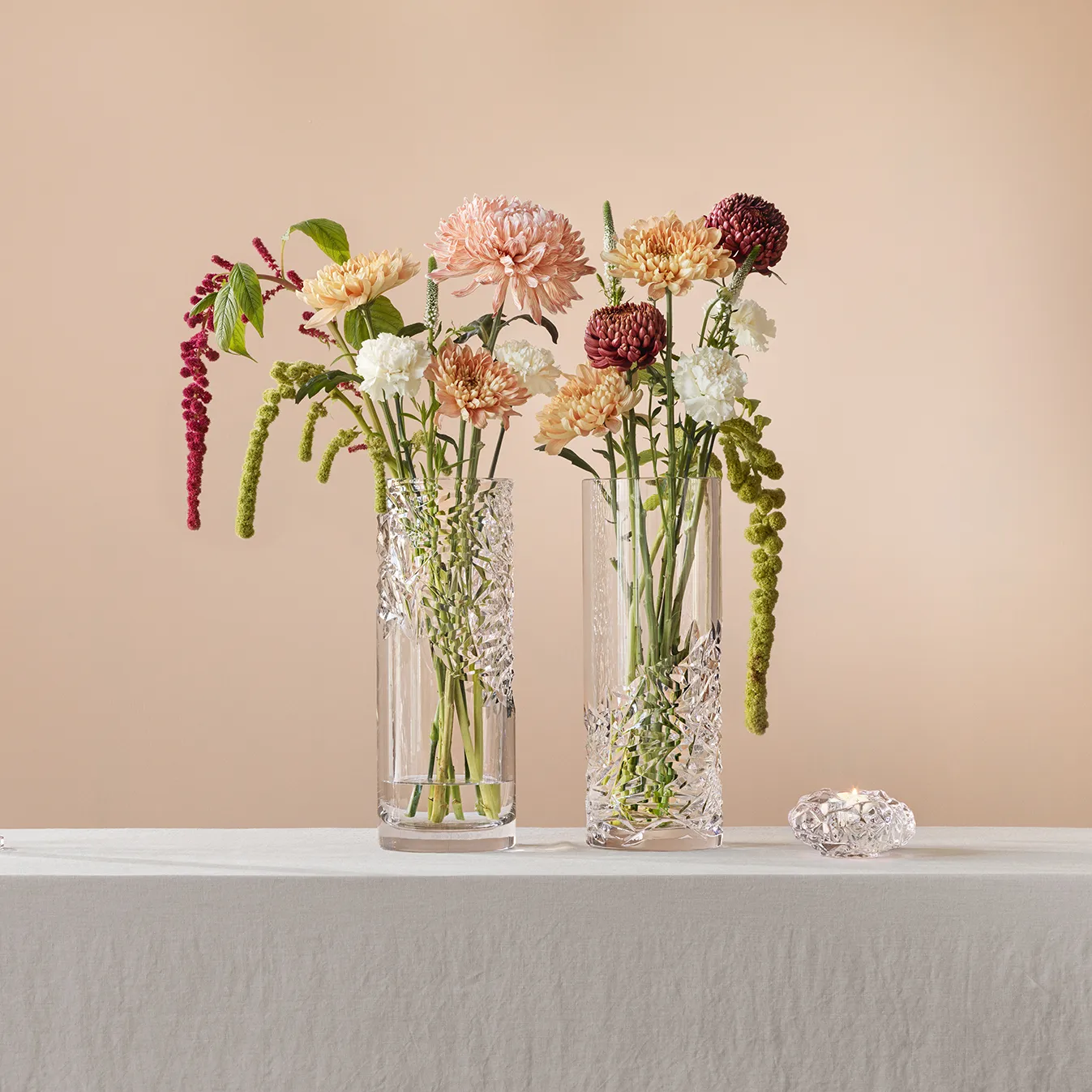 Wazon Carat 37 cm, High cut Orrefors