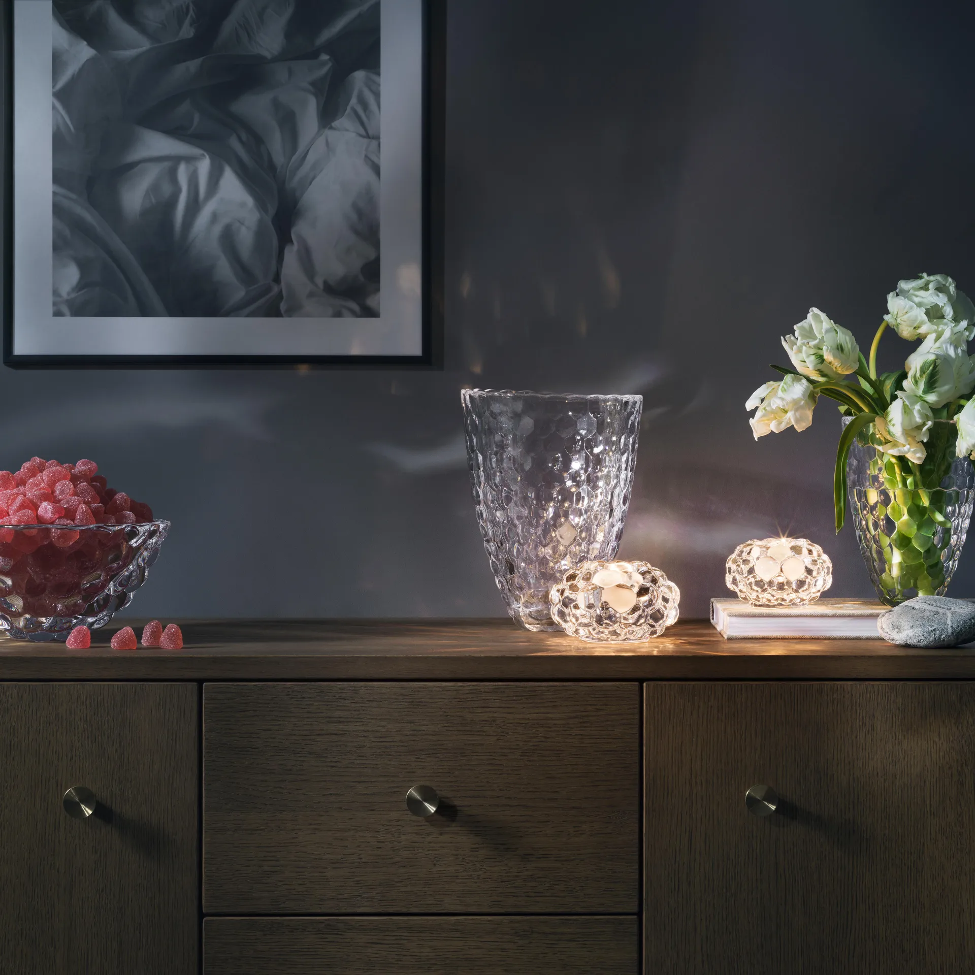 Wazon Raspberry 20 cm, przezroczysty Orrefors