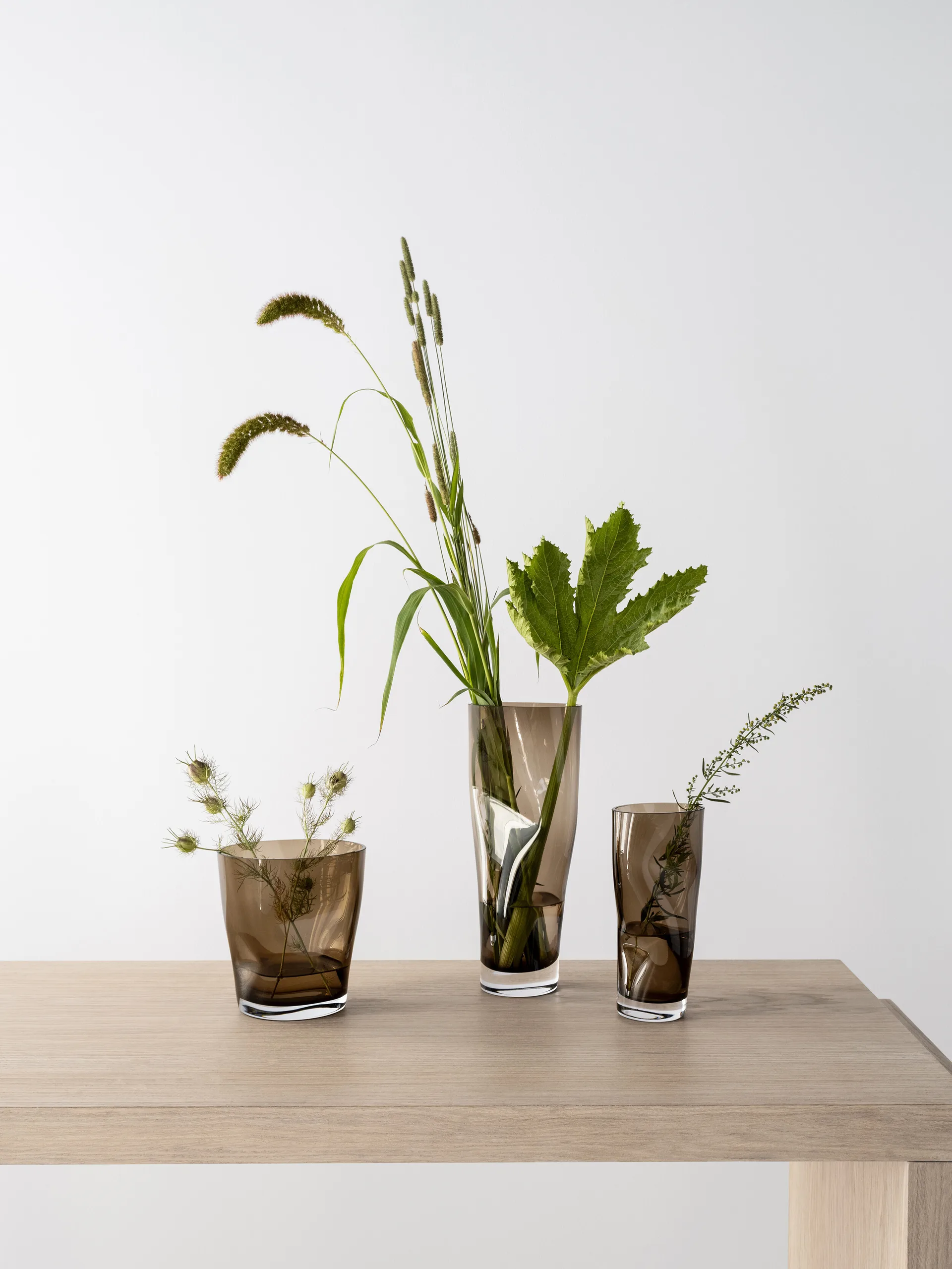 Wazon Squeeze 23 cm, Brązowy Orrefors