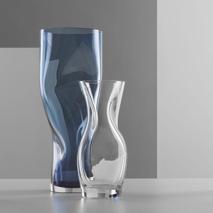 Wazon Squeeze 34 cm, Niebieski Orrefors