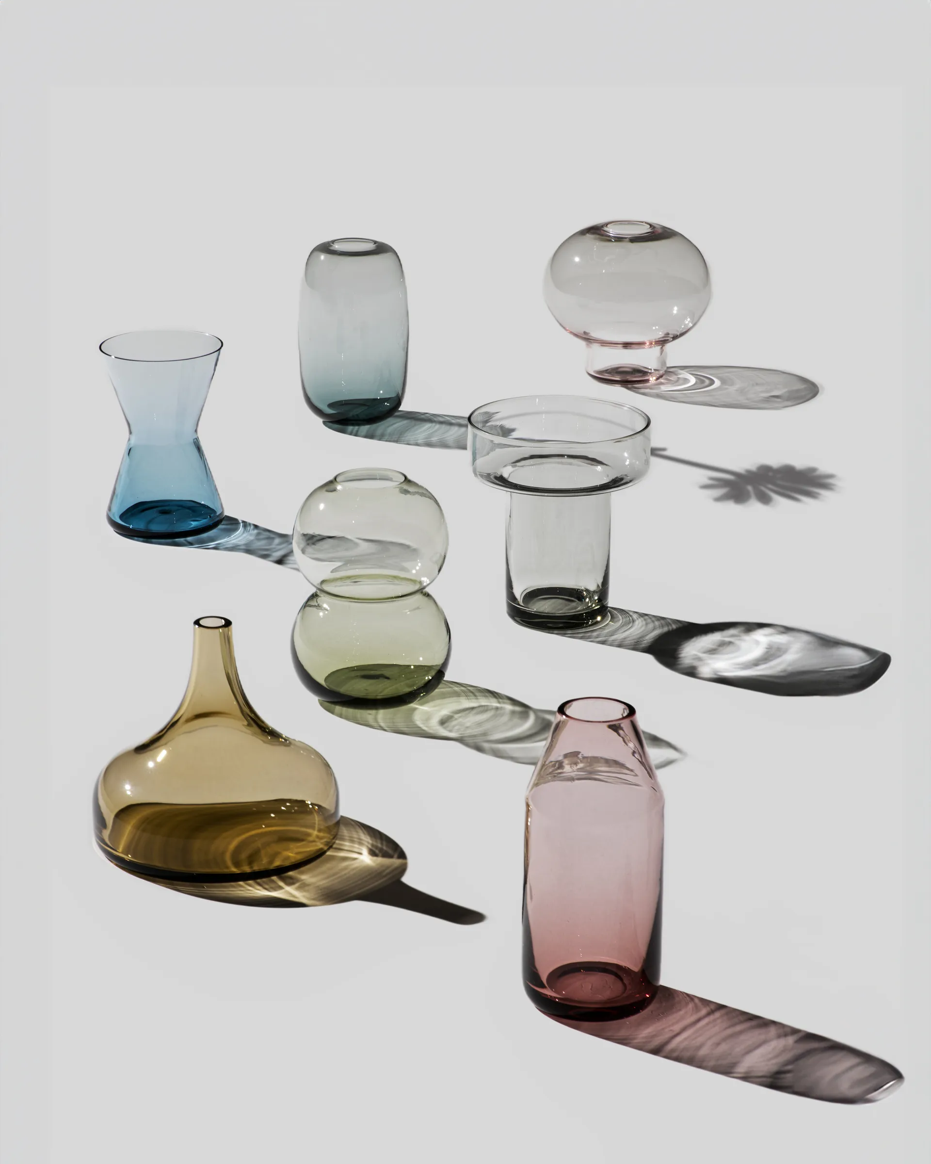 Zestaw miniwazonów Midsummer, 7 częśći, Multi Orrefors