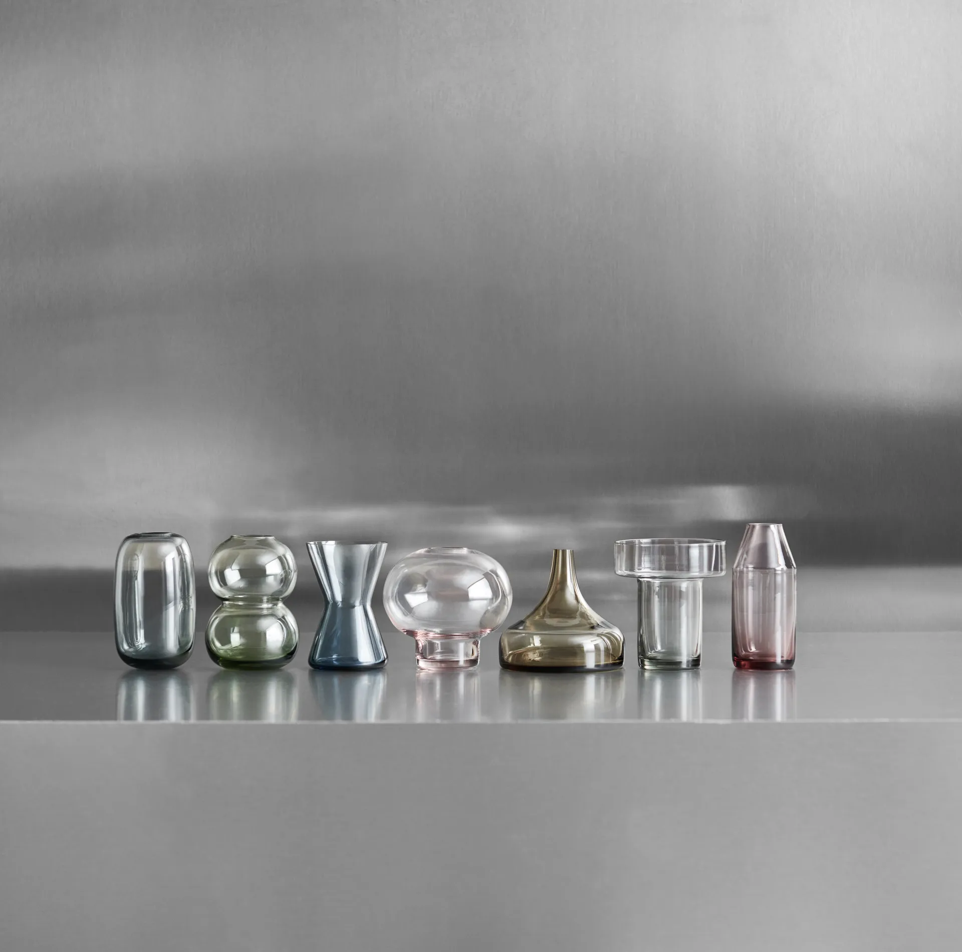 Zestaw miniwazonów Midsummer, 7 częśći, Multi Orrefors