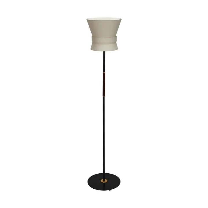 Lampa podłogowa Bow - Czarny-cream white, small 147 cm - Örsjö Belysning