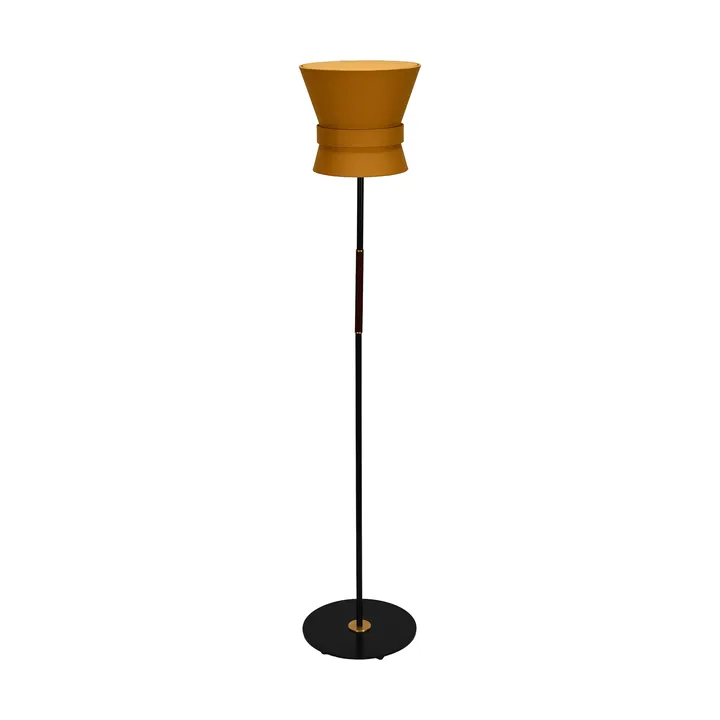 Lampa podłogowa Bow - Czarny-yellow ochre, small 147 cm - Örsjö Belysning