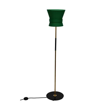 Lampa podłogowa Bow - Surowy mosiądz-emerald green, small 147 cm - Örsjö Belysning