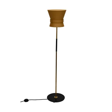 Lampa podłogowa Bow - Surowy mosiądz-yellow ochre, small 147 cm - Örsjö Belysning