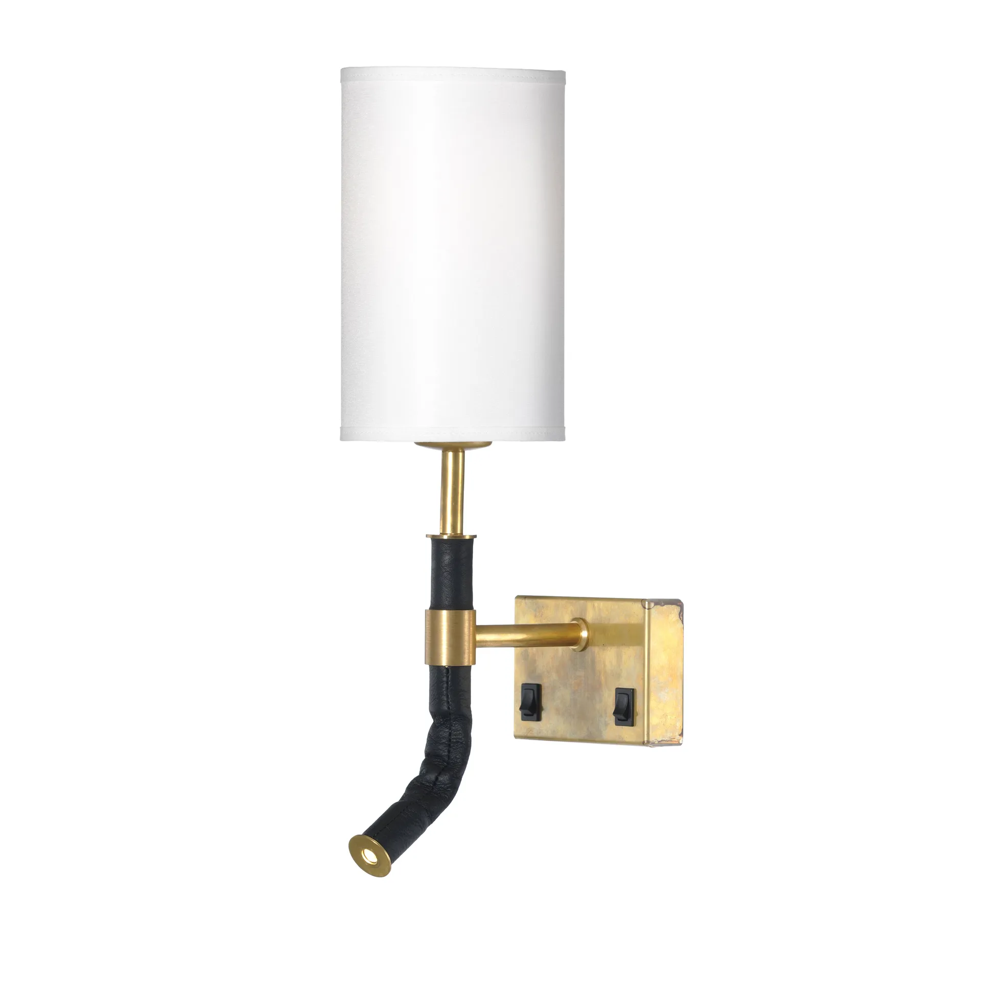 Lampa ścienna Butler, mosiądz surowy Örsjö Belysning