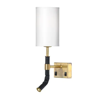 Lampa ścienna Butler - mosiądz surowy - Örsjö Belysning