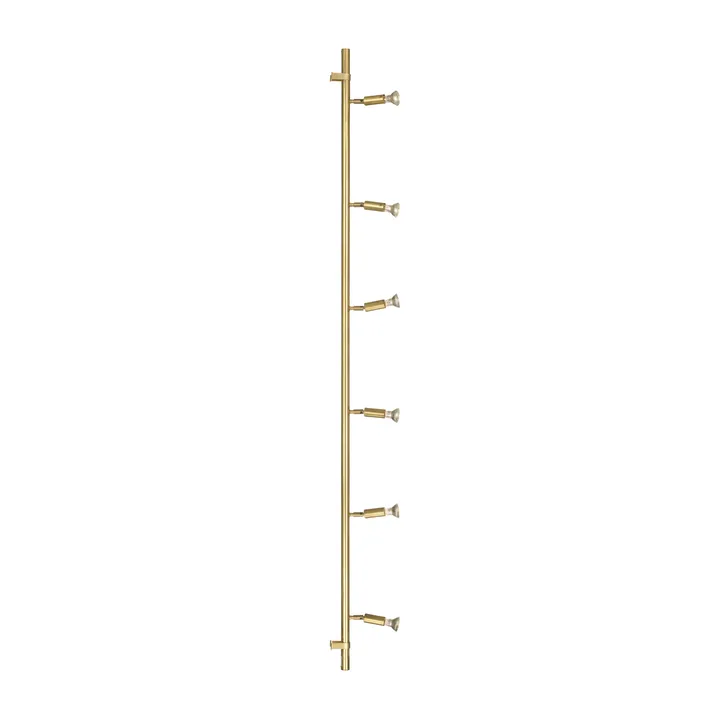 Lampa ścienna i sufitowa Star 6 - Mosiądz surowy, 200 cm - Örsjö Belysning