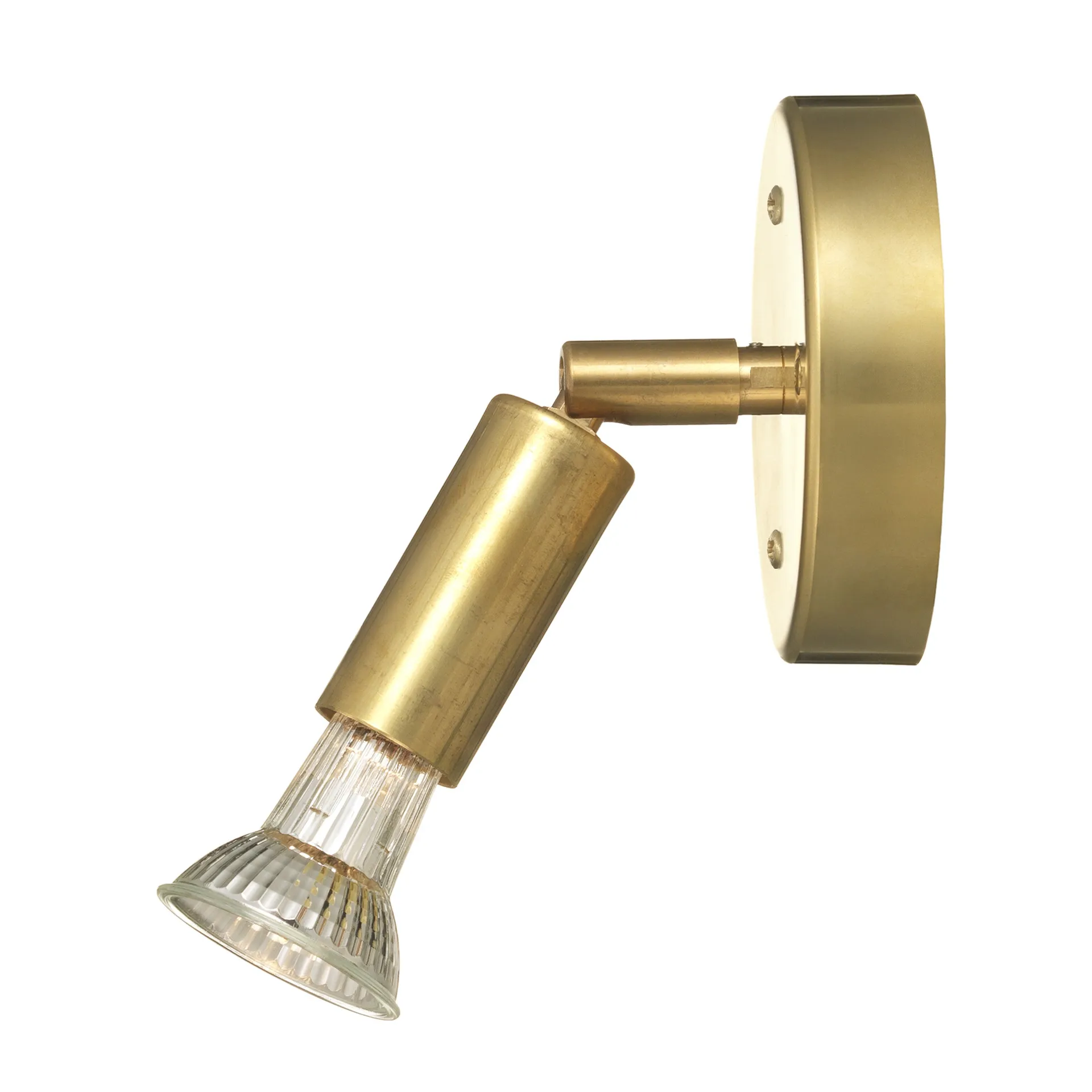 Lampa ścienna Star 1, mosiądz surowy Örsjö Belysning