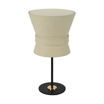 Lampa stołowa Bow - Czarny-cream white, small 50 cm - Örsjö Belysning