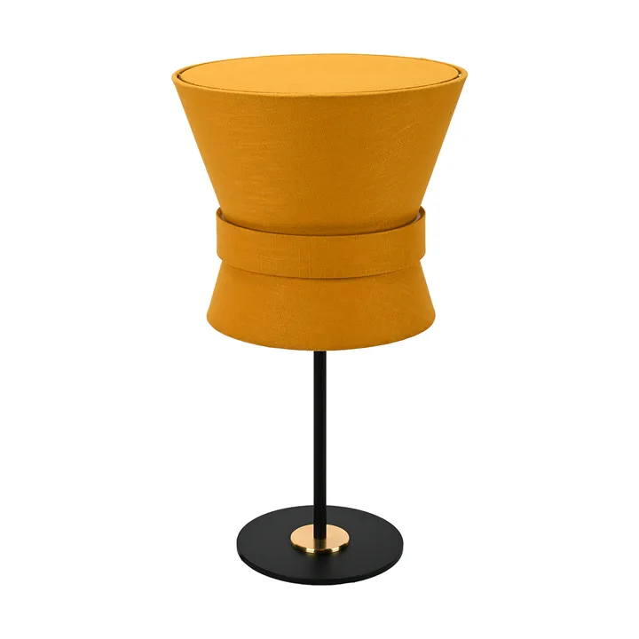 Lampa stołowa Bow - Czarny-yellow ochre, small 50 cm - Örsjö Belysning