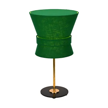 Lampa stołowa Bow - Surowy mosiądz-emerald green, small 50 cm - Örsjö Belysning