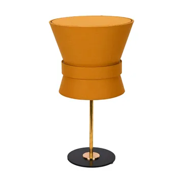 Lampa stołowa Bow - Surowy mosiądz-yellow ochre, small 50 cm - Örsjö Belysning