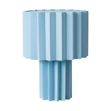 Lampa stołowa Plissé z tkaniny - Jasnoniebieski, 40,9 cm - Örsjö Belysning